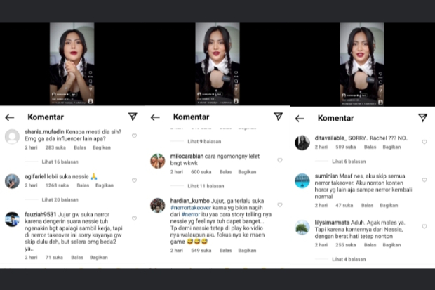 Komentar soal Rachel Vennya di Nerror