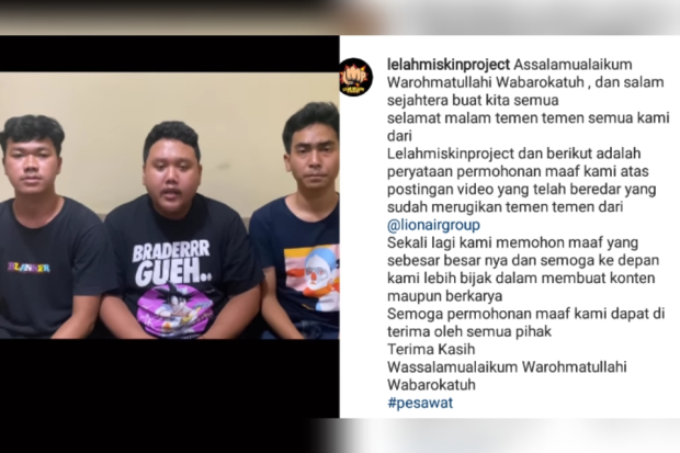 Proyek Lelah Miskin Project akhirnya minta maaf