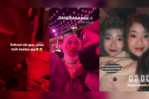 Momen Cici Korea alias Allecia Angeline terjebak di Itaewon