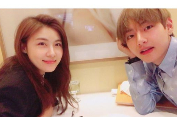Ha Ji Won dan V BTS