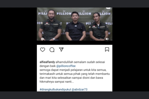 Kelanjutan kasus kafe Abidzar