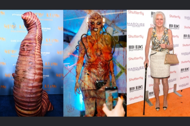Kostum Unik Halloween Heidi Klum