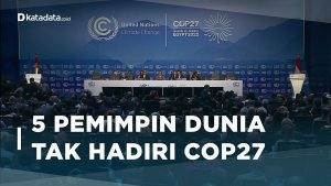 5 Pemimpin Dunia Tak Hadiri COP27