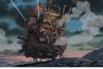 Ilustrasi, adegan dalam Howl's Moving Castle, anime fantasy terbaik