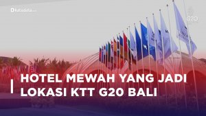 Suasana The Apurva Kempinski Jelang Acara Puncak KTT G20 Bali