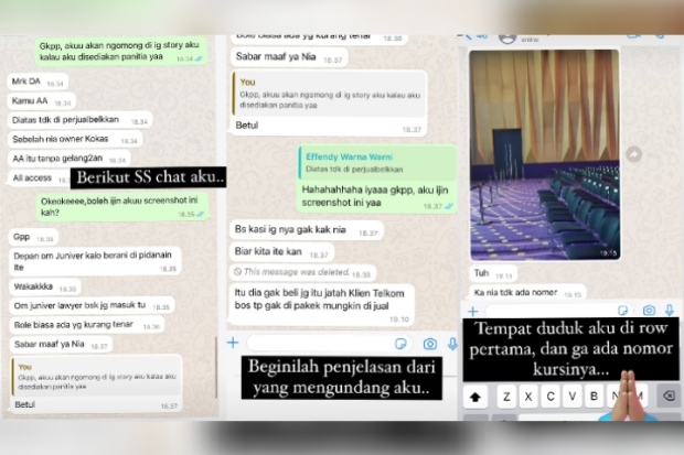 Klarifikasi Nia Ramadhani usai dituding rebut kursi di konser MLTR