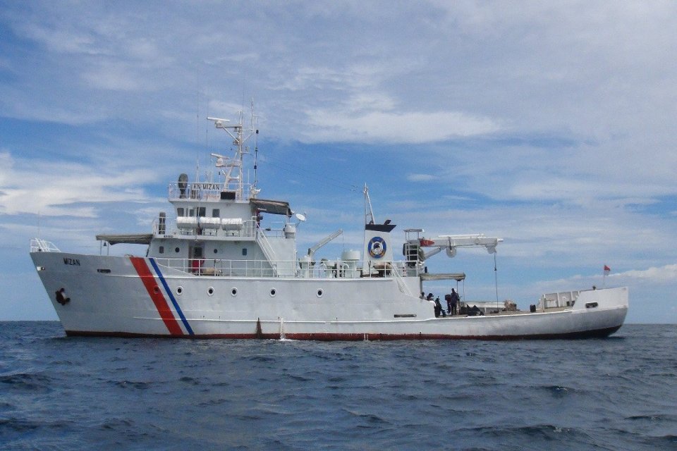 Salah satu kapal yang disiagakan Kementerian Perhubungan saat perhelatan Konferensi Tingkat Tinggi G20 di Bali.
