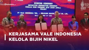 Kerja Sama Vale Indonesia Kelola Bijih NIkel