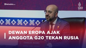 Dewan Eropa Ajak Anggota G20 Tekan Rusia
