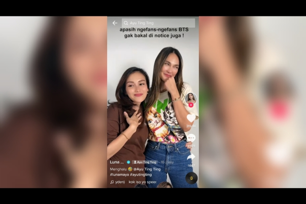 Ayu Ting Ting dan Luna Maya