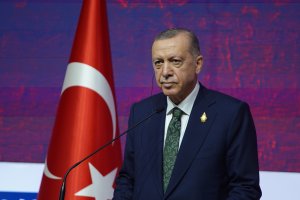 KONFERENSI PERS PRESIDEN TURKI DI KTT G20 BALI