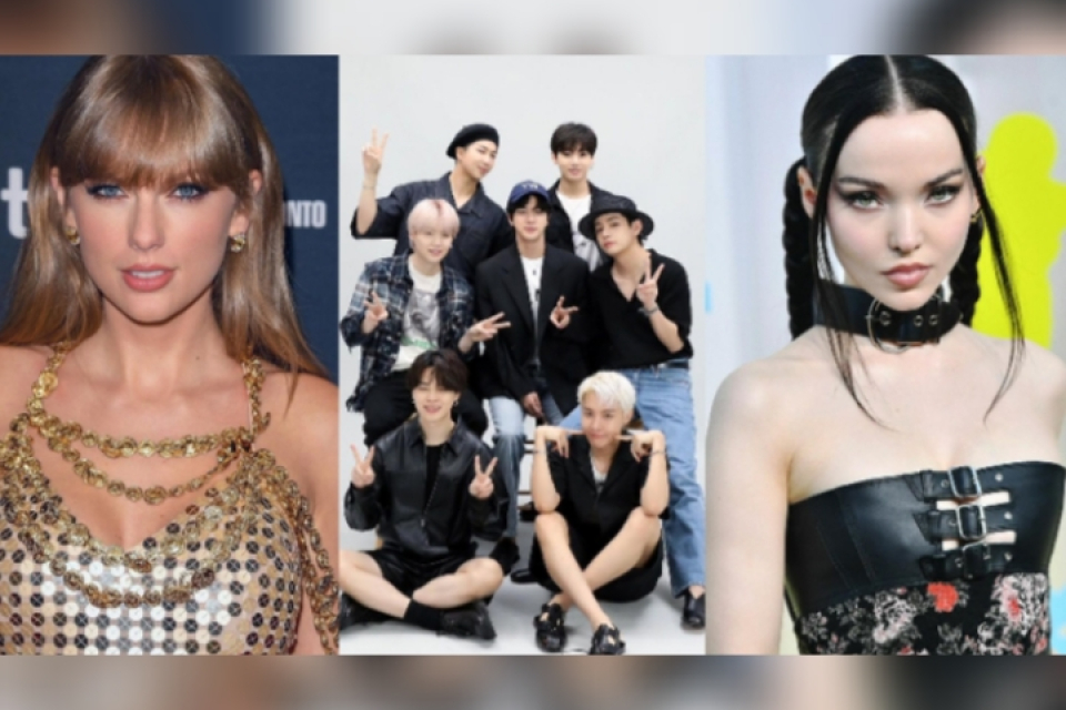 Taylor Swift, BTS, Dove Cameron