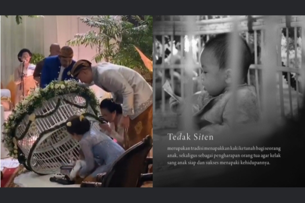 Acara Tedak Siten Baby Izz