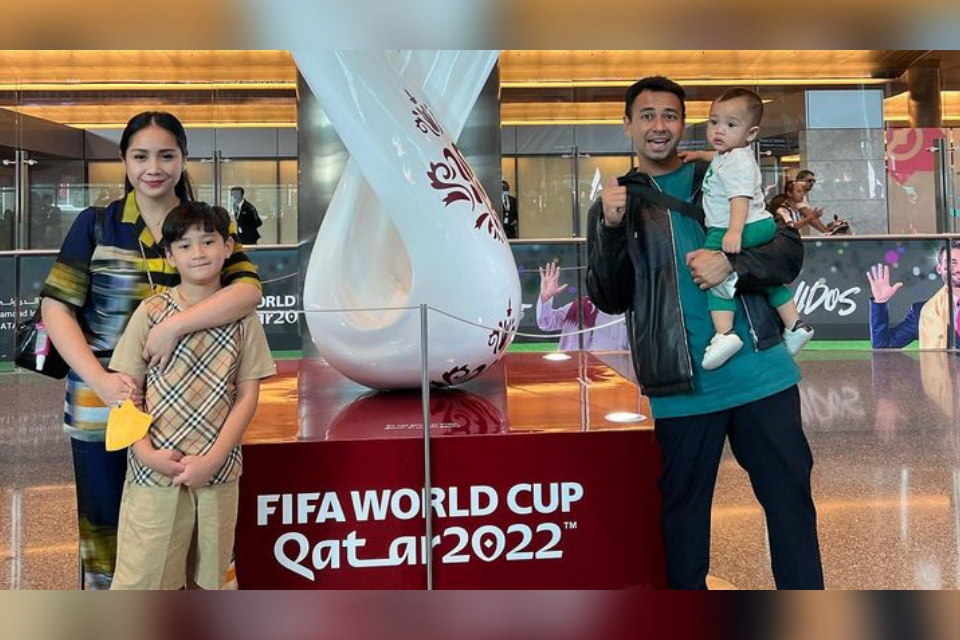 Keluarga Raffi Ahmad dan Nagita Slavina di Qatar