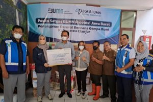 Jamkrindo Beri Bantuan Gempa Cianjur