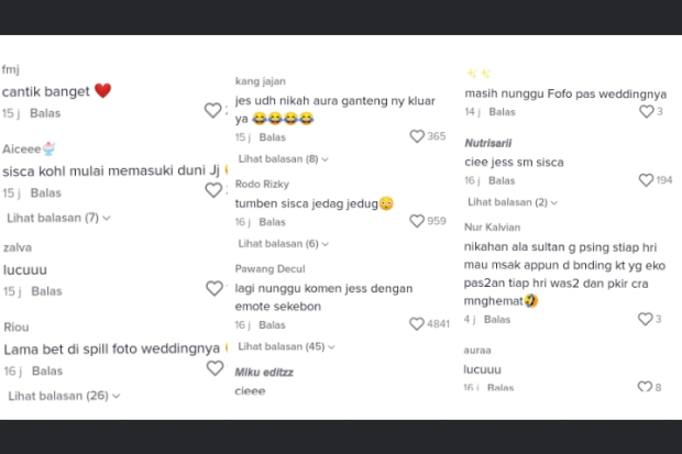 Komentar Netizen di TikTok Sisca Kohl