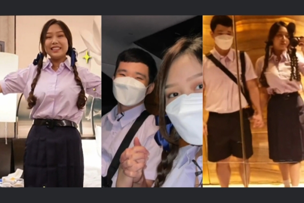 Sisca Kohl dan Jess No Limot Cosplay Anak SMA di Thailand