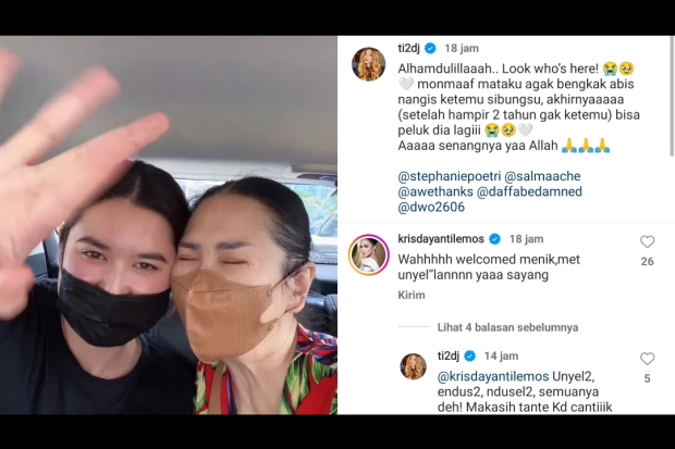 Stephanie Poetri dan Titi DJ