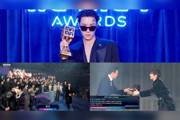 Momen J-hope dan BTS menang di MAMA 2022