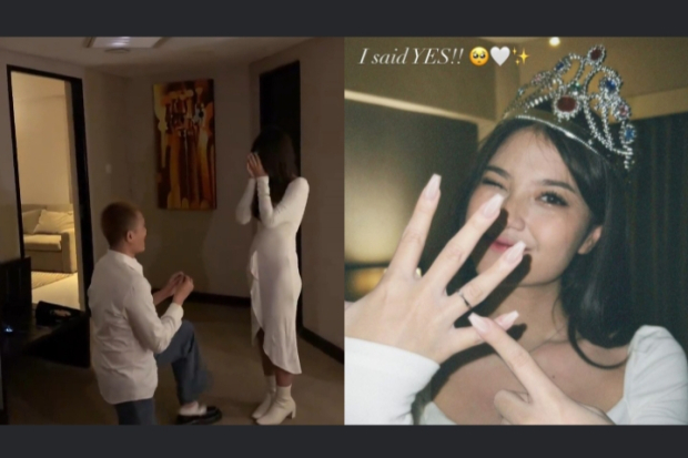 Momen Lamaran Julian Jacob dan Maria Eka