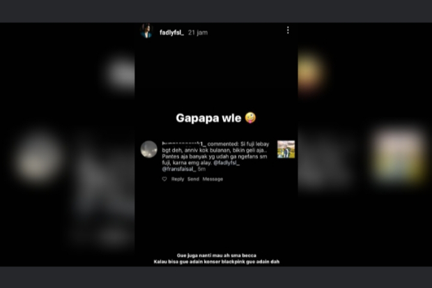 Respon Fadly Faisal Soal Fuji dan Thoriq Halilintar