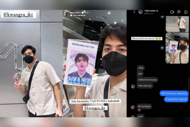 Momen Jerome Polin dan Taeyong NCT saling DM Instagram