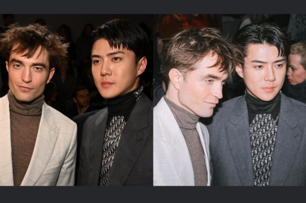 Robert Pattinson dan Sehun EXO