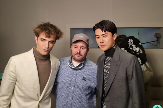 Robert Pattinson, Kim Jones dan Sehun EXO