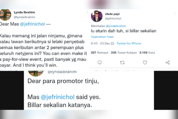 Jefri Nichol tantang tinju Rizky Billar