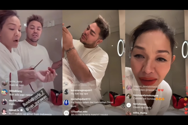 Bunda Corla dan Ivan Gunawan