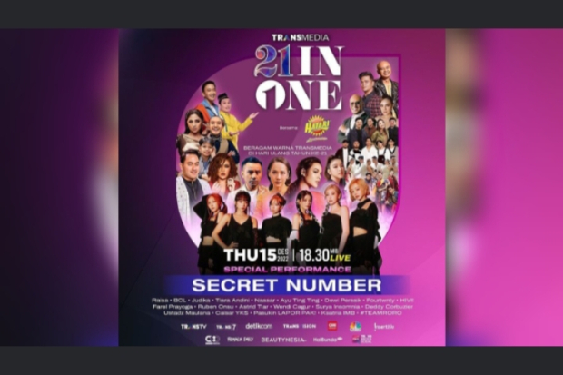 Secret Number Bakal isi HUT TRANSMEDIA 