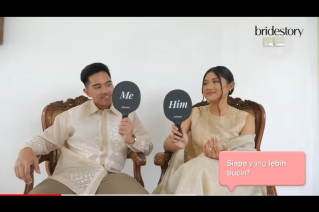 Kaesang Pangarep dan Erina Gudono