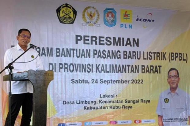 Bantuan Pasang Baru Listrik (BPBL) telah disalurkan kepada ribuan rumah tangga penerima di Provinsi Kalimantan Barat.
