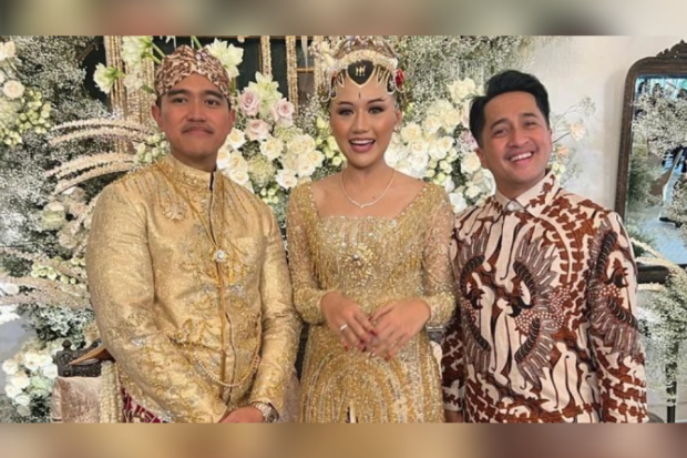 Irfan Hakim di nikahan Kaesang Pangarep