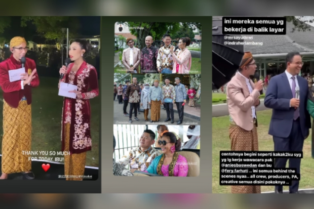 Indra Herlambang di nikahan Kaesang Pangarep