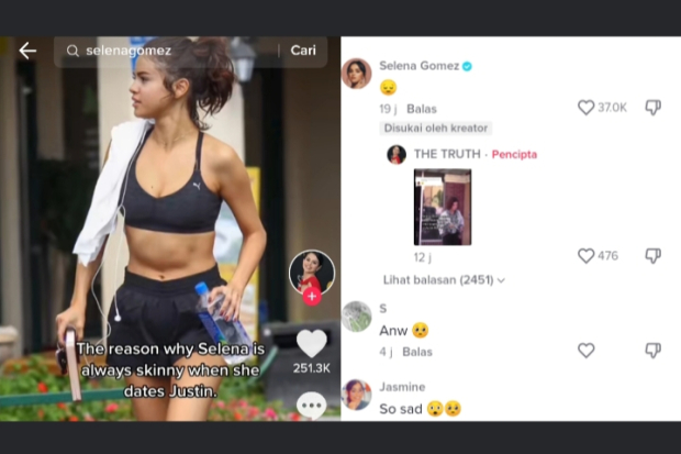 Reaksi Selena Gomez Soal Video Viral