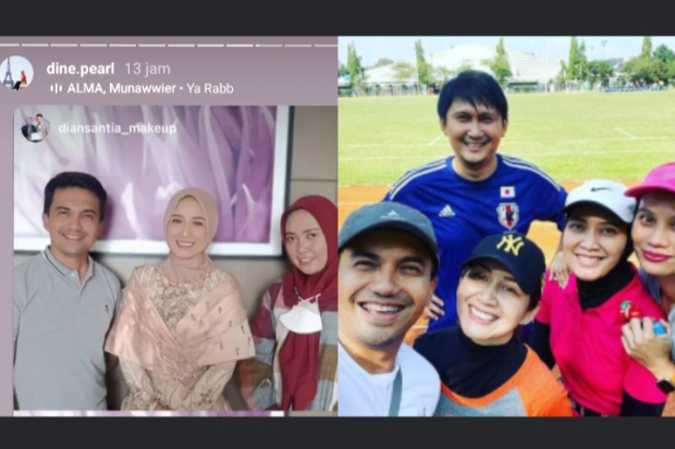 Kedekatan Sahrul Gunawan dan Dine Mutiara Aziz