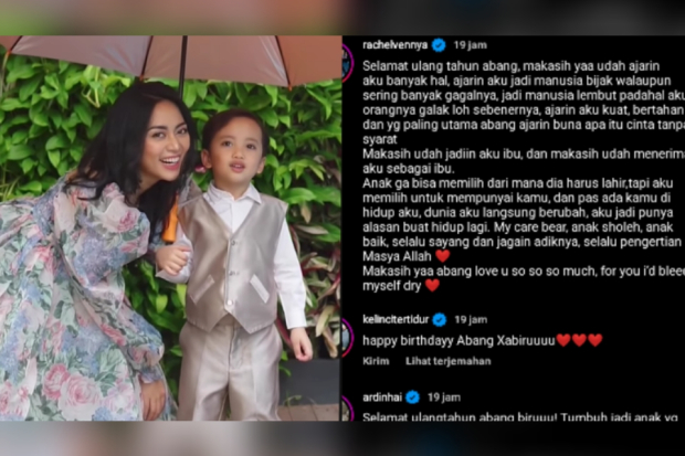 Rachel Vennya dan Xabiru