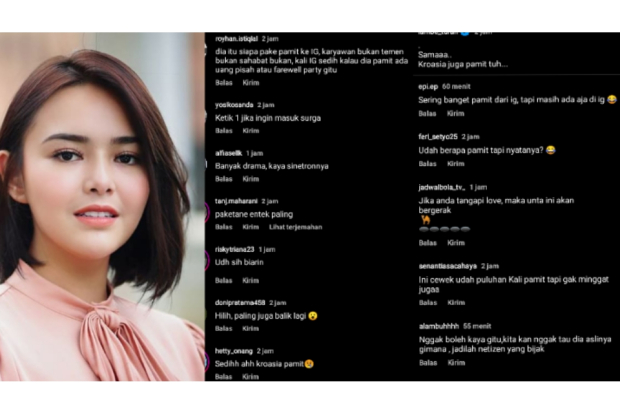 Amanda Manopo tiba-tiba pamit dari Instagram