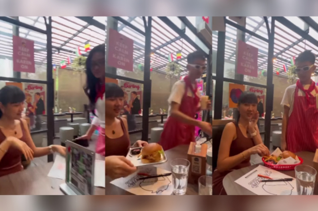 Lucinta Luna jadi pelayan di Karens Diner