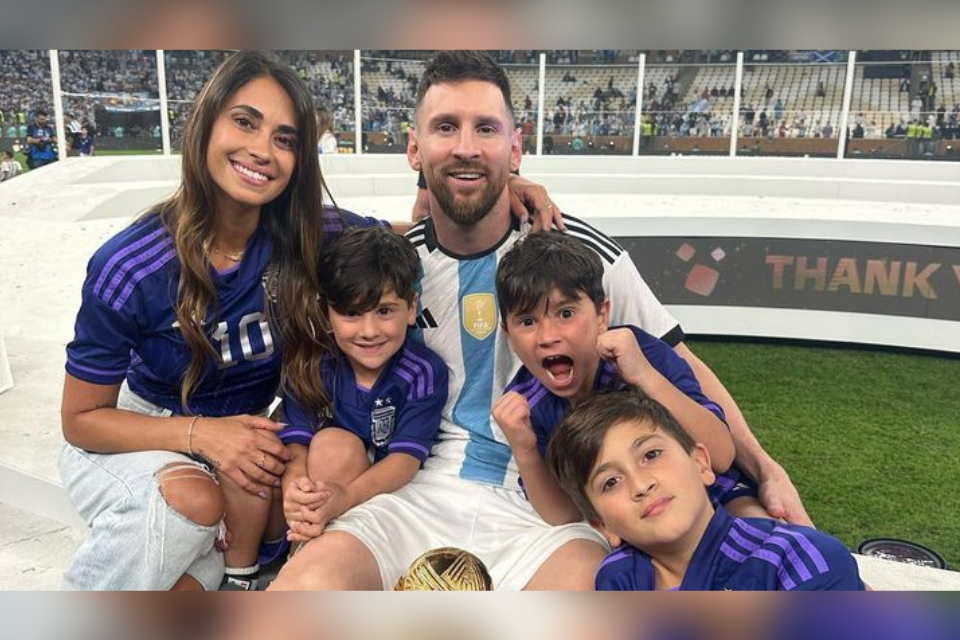 Anak Lionel Messi dan Antonella Roccuzzo