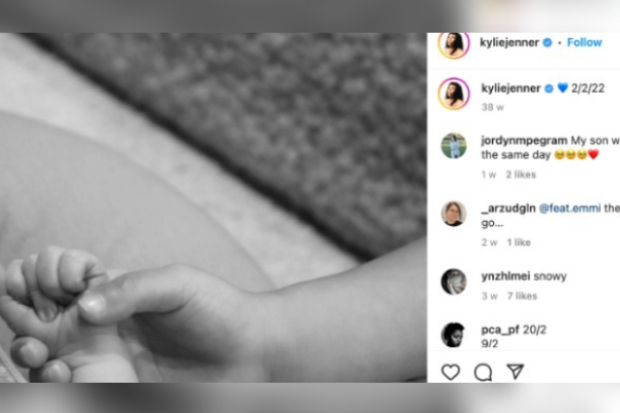 Kylie Jenner bagikan foto anak kedua