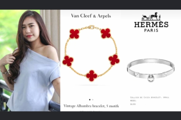 Gelang yang Dipakai Sisca Kohl