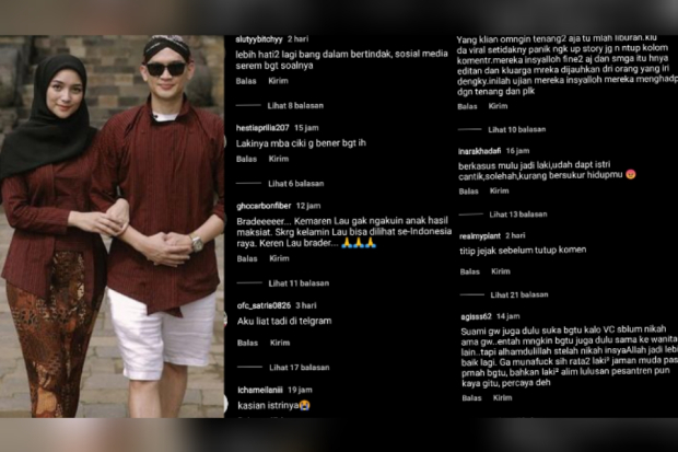 Video syur diduga Rezky Aditya tersebar