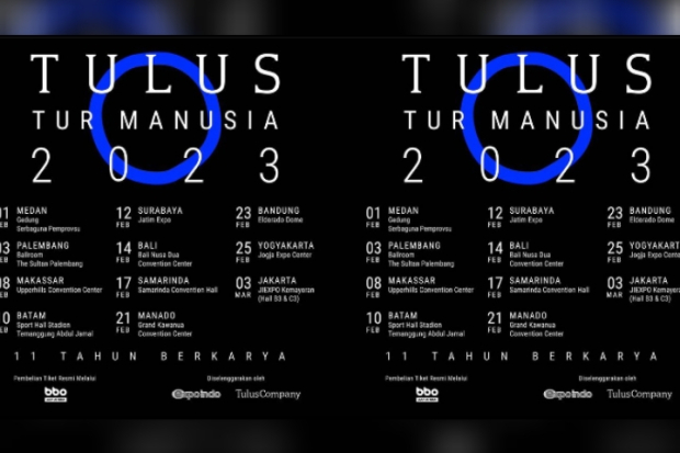 Konser Tulus Tur Manusia 2023