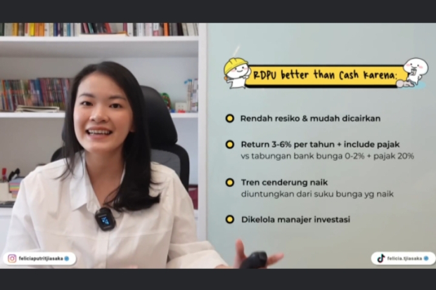Felicia Putri Tjiasaka Bahas Soal Aset Reksadana Pasar Uang
