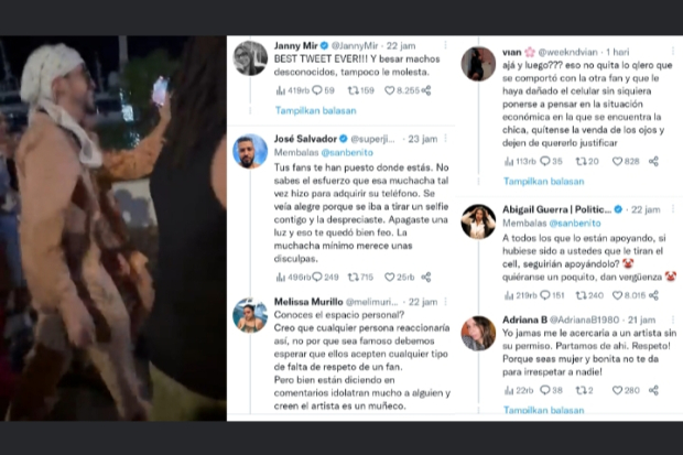 Video Viral Bad Bunny Lempar Ponsel Fans
