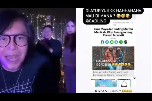 Luna Maya dan Gading Marten