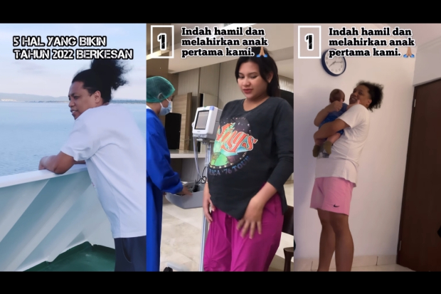 Indah Permatasari dan Arie Kriting