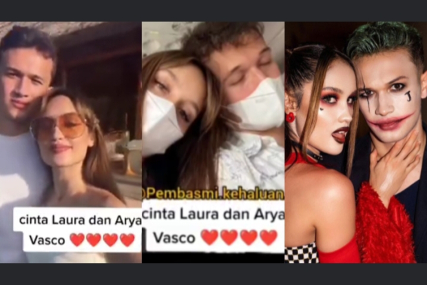 Potret Kedekatan Cinta Laura dan Arya Vasco